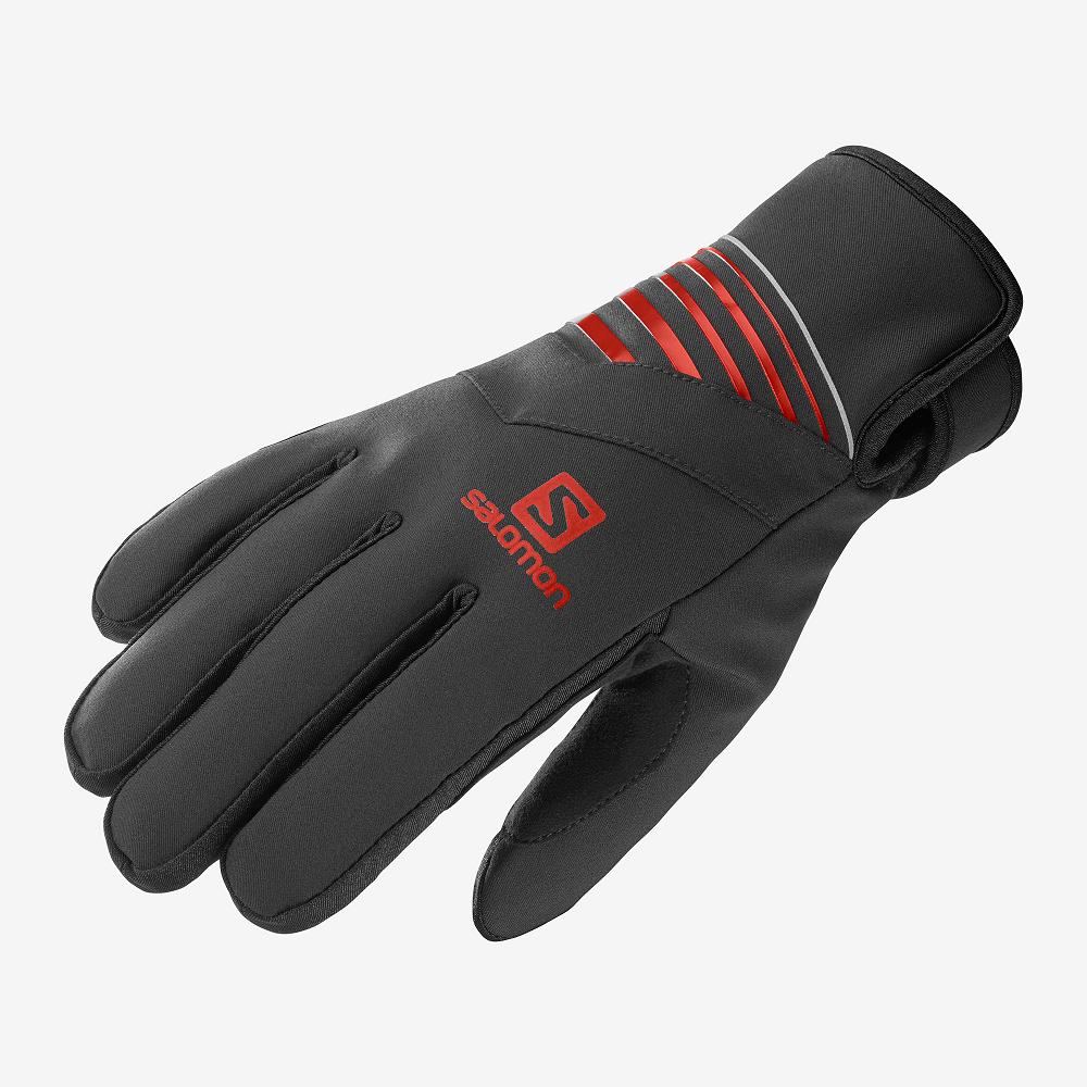 Salomon Singapore Mens Gloves - RS WARM U Black | 85710-YHBV